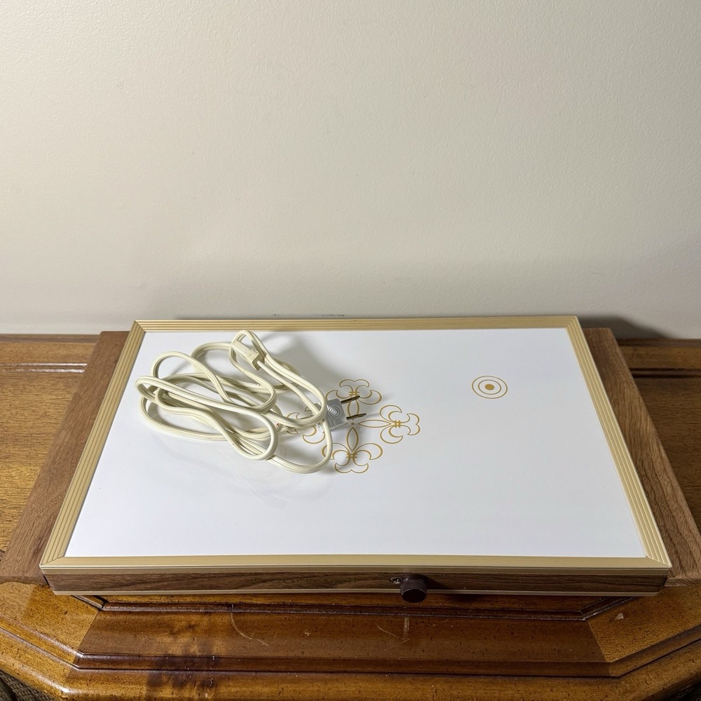 Vintage Cornwall Electric Tray Model 1101 Thermo Tray Adjustable Thermostat - Picture 5 of 11